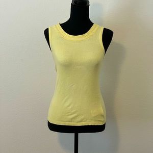 Yellow Tommy Hilfiger knit tank